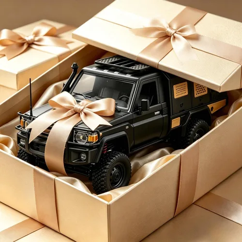 Miniatura 5 de Auto de control remoto, escala 1/12 4WD todoterreno Rc coches con luces LED, control proporcional de 2 velocidades de 2.4 GHz, todo terreno RTR Negro
