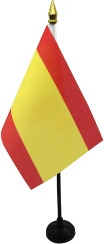 Miniatura 16 de AZ FLAG Bandera de mesa de Albania de 4 x 6 pulgadas - Bandera de escritorio albanesa 5.9 x 3.9 in - Tapa de lanza dorada