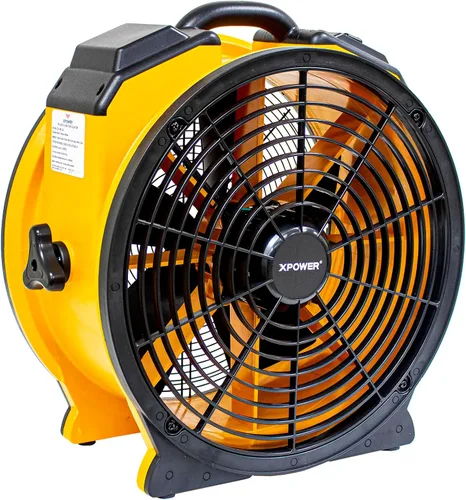Miniatura 2 de XPOWER FA-420-6 VENTILADOR DE MUELLE (Amarillo)