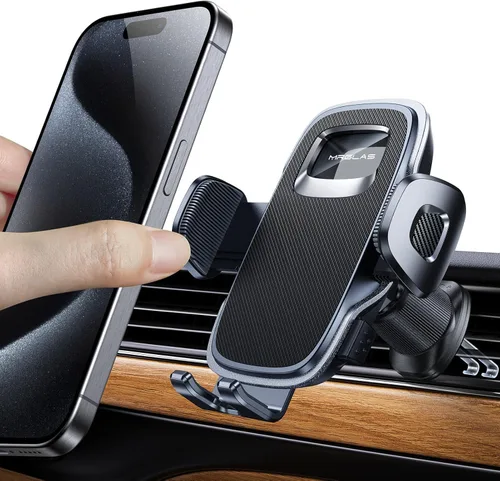 Miniatura 8 de MRGLAS Soportes de teléfono mejorados para tu automóvil con clip de gancho de metal, práctico soporte de teléfono celular para ventilación de aire