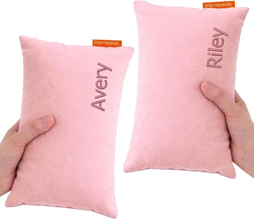 Miniatura 8 de Almohada de microfibra Pipsqueak - Pequeña, Mini, Pequeño - 27.9 x 17.8 cm - Perfecta para viajes, autos, aviones, camping, perros, niños pequeños