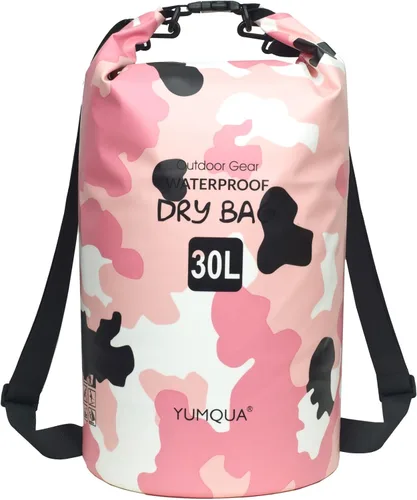 Miniatura 17 de YUMQUA Bolsas secas impermeables 5L/10L/20L/30L/40L para mujeres y hombres, bolsa seca flotante enrollable bolsa de almacenamiento impermeable