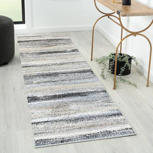 Miniatura 17 de LUXE WEAVERS Lagos Collection 7501 - Alfombra abstracta beige de 2 x 3
