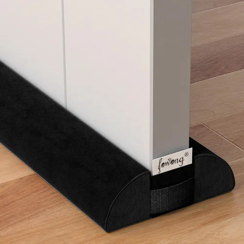 Miniatura 10 de Fowong Tope para Puerta de 36 Pulgadas con Insonorización; Topes para Corriente de Aire Sellados para Puertas Interiores y Exteriores, Bloqueador