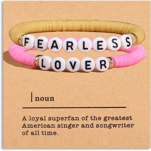 Korotho Taylor Lover Fearless Reputation Red 1989 Speak Now Midnights Pulsera para Eras Music, Taylor Album Inspirado Pulseras Set Swiftie Outfit
