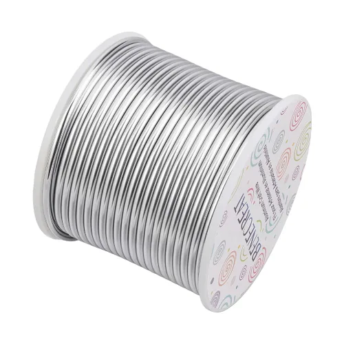 Miniatura 22 de BENECREAT -Alambre de aluminio para joyería de calibre 9, 55 pies, alambre metálico flexible para esculpir, ideal para manualidades de Halloween