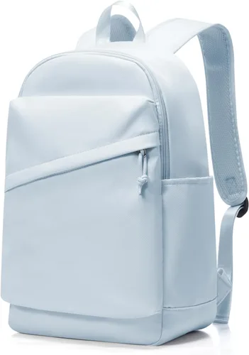 Miniatura 11 de Mochila pequeña para laptop para mujer, bolsa de computadora de 14 pulgadas con bolsillo trasero antirrobo oculto, mochila de viaje ligera