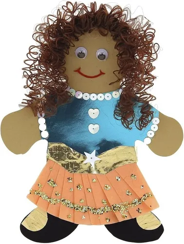 Miniatura 3 de Hygloss Cabello Rizado de Muñeca de 16 oz para Manualidades Surtido - Cabello Sintético Premium para Hacer Muñecas, Marionetas y Proyectos de Artes