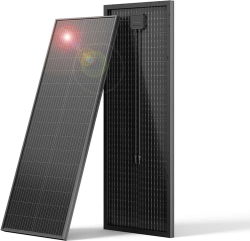 Panel solar bifacial de 100 vatios, panel solar monocristalino de 12V 100W, módulo de alta eficiencia, tecnología monocristalina, funciona con