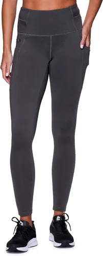 Miniatura 4 de RBX Leggings de forro polar para mujer con bolsillos con cremallera