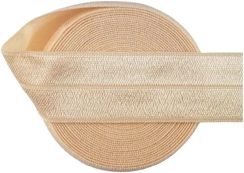 Bristlegrass Nude 2 yardas 3/4 pulgadas Picot Loop ribete decorativo con volantes de encaje elástico banda de elastano vestido de lencería vestido