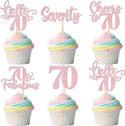 Miniatura 93 de 30 piezas de adornos para cupcakes de 12 cumpleaños feliz, brillantes doce, hola 12, felicitaciones a 12 años, adornos para cupcakes, 12