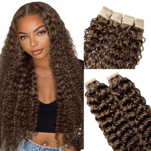 Miniatura 12 de Extensiones de cabello cosidas de cabello humano real, balayage de negro brillante a rubio dorado, paquete de extensiones de cabello humano