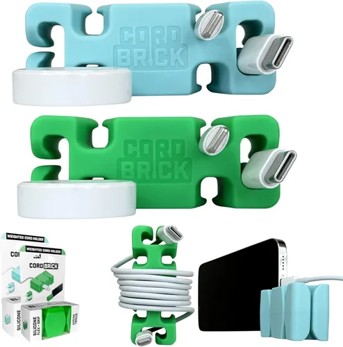 Miniatura 14 de CordBrick Rellenos para Calcetines para Adultos Gestión de Cables Soporte de Cable con Peso Envoltorio de Cable Soporte para Teléfono - Organizador