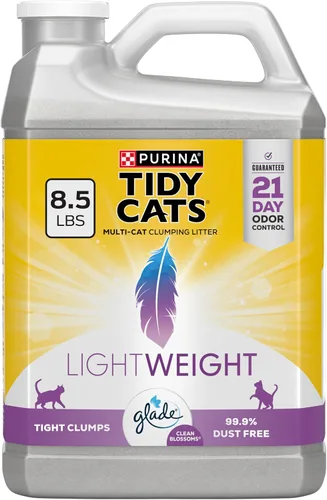 Miniatura 11 de Purina Tidy Cats LightWeight con Glade Clean Blossoms Multi-Cat, Aglutinante, Bajo Polvo, Perfumada, Arena para Gatos - Caja de 17 lb Otros