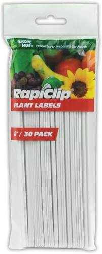 Miniatura 2 de Luster Leaf Rapiclip 827 - Etiquetas para plantas de jardín de 4 pulgadas, paquete de 50