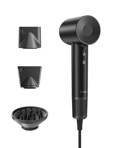 Secador de pelo Laifen Swift Special, secador iónico de alta velocidad 200M con motor sin escobillas de 110,000 RPM para secado rápido, bajo nivel