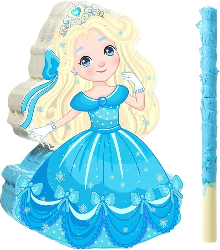 Miniatura 3 de Threan Piñata número 7, decoración de fiesta temática musical rosa y morado, juego de cumpleaños, relleno de dulces para niñas y niños de 7 años