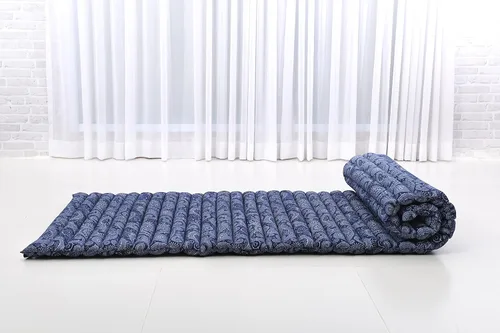 Miniatura 2 de Leewadee - Colchón plegable - Futón japonés enrollable -Alfombra de tatami triple pliegue - Cama de piso para invitados - Colchón de camping