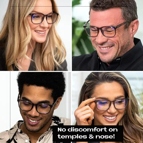 Miniatura 7 de Readerest - Lentes para lectura con bloqueo de luz azul, bisagras de resorte, protección UV Carbón vegetal