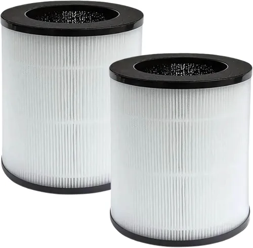 Nispira Filtro de carbono HEPA de repuesto compatible con purificador de aire Azeus C8 High CADR, Hisens KJ120, Mooka C10, 2 paquetes