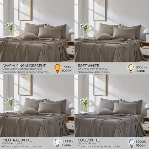Miniatura 119 de Southshore Fine Living, Inc. Juego de 7 piezas de sábanas King divididas para cama ajustable, juego de sábanas King divididas con bolsillo de 21