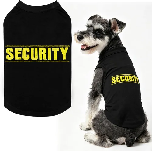 Miniatura 18 de BINGPET Camisas de Perro Policía, Camiseta de Perro Suave de Algodón, Traje Transpirable y Ligero para Perro Camiseta Sin Mangas Chaleco, Ropa