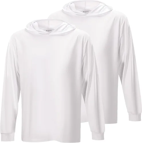 Miniatura 12 de ProtectX Sudadera ligera de manga larga con protección solar de alta visibilidad, UPF 50+ de secado rápido, camisa SPF UV, ropa activa