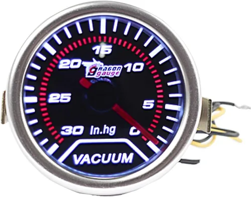 Miniatura 9 de Puntero de motor de auto E Support, calibrador con barras indicadoras de aumento y lentes grises, de 2 pulgadas, Tacho Gauge