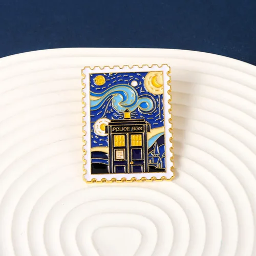 Miniatura 6 de Lindos alfileres para mochila, broche esmaltado de aleación, broche de gato, divertido broche de gato, pin de insignia de vaquero para bolsas