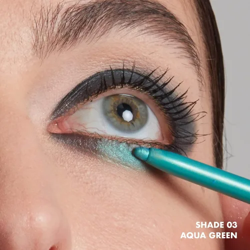 Miniatura 10 de Lápiz de ojos NYX mecánico., Verde Aqua