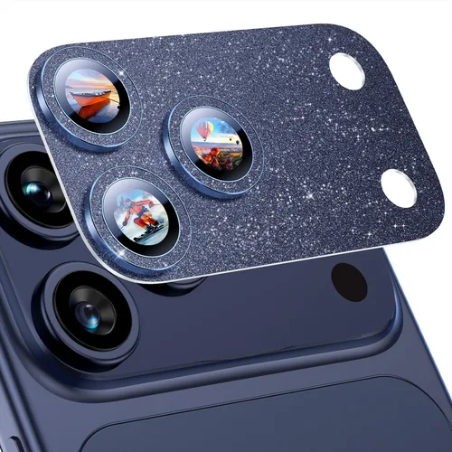 Miniatura 38 de Uyiton Compatible con iPhone 17 Pro Protector de Lente de Cámara - [No Fácil de Romper][Fuerte Adsorción][Compatible con Fundas] Cubierta de Titanio