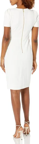 Miniatura 2 de Calvin Klein Tulip Sleeve Sheath Womens Casual Dresses with Professional Flair