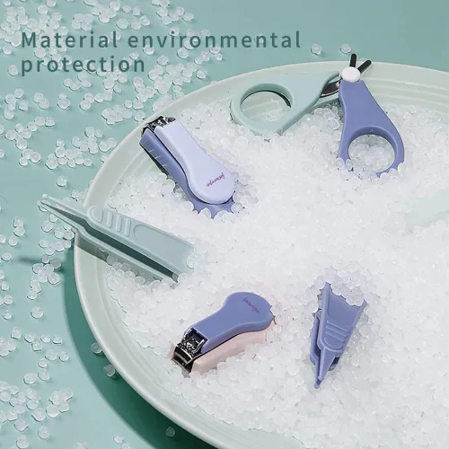 Miniatura 5 de Juego de cortaúñas para bebé, kit de uñas para bebé con bonito estuche, manicura infantil y pedicura para cuidado de la salud para recién nacidos
