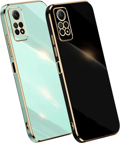 Miniatura 7 de Paquete de 2 fundas de teléfono para Xiaomi Redmi Note 12 Pro 4G, funda galvanizada de silicona TPU para Xiaomi Redmi Note 12 Pro 4G para hombre