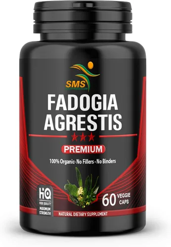 Miniatura 6 de Fadogia Agrestis Extracto Píldoras (fuerza máxima) porciones de 1,000 mg Apoya el rendimiento atlético, la fuerza, la conducción, orgánico