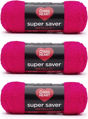 Miniatura 136 de Red Heart Hilo Super Saver, paquete de 3, estampado artístico, 3 unidades Estampado De Artista