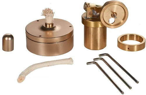 Miniatura 7 de Sunnytech Mini aire caliente Stirling Engine Mini Hot Live Steam Modelo Educación Juguete HA001-BJ001