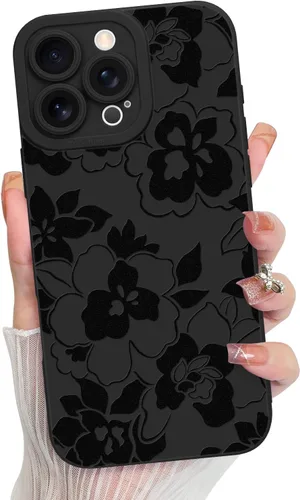Miniatura 36 de MZELQ Funda para iPhone 17 Pro 2025, diseño de girasoles de silicona, flores florales, protección de cámara, funda delgada y suave para teléfono