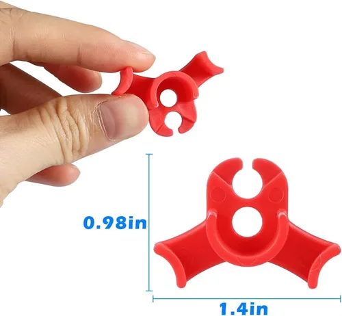 Miniatura 2 de LucyPhy Paquete de 30 dobladores de plantas con ángulos ajustables, clips de entrenamiento de plantas para entrenamiento de bajo estrés, 90 grados