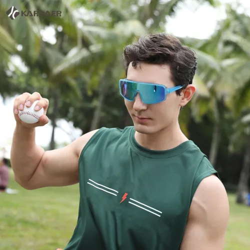 Miniatura 2 de Karsaer Vision - Gafas de sol deportivas para hombres y mujeres, gafas de sol de béisbol para jóvenes, niños, adolescentes y niñas Naranja