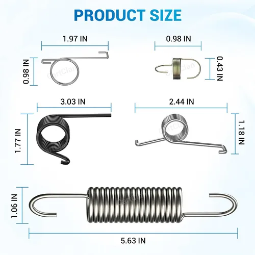 Miniatura 4 de Kit de resorte de retorno de pedal de freno, adecuado para Yamaha Drive 2012 en adelante carrito de golf OEM # JW8-F7316-00-00 JW8-F7426-00-00