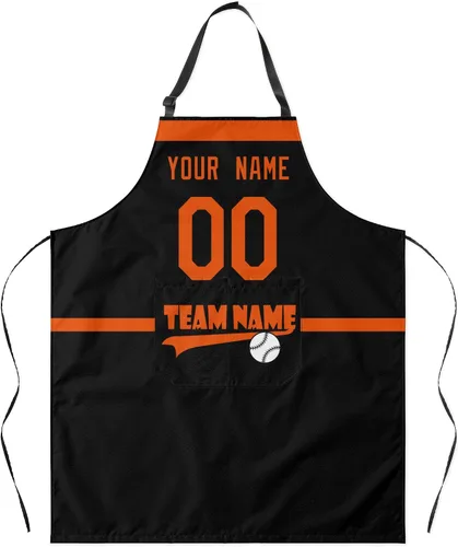 Miniatura 12 de ANTKING Custom Apron with Pocket Custom Any Name and Any Number Gifts for Dad Men Fans