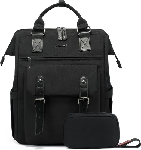Miniatura 32 de LOVEVOOK - Mochila para laptop, para viaje de trabajo, bolso de enfermera, profesor, médico, viajero, para computadora de negocios, mochila