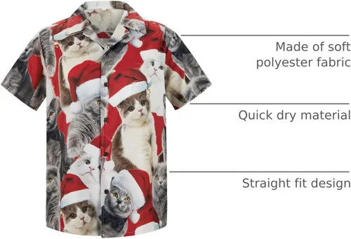 Miniatura 104 de Camisa hawaiana para hombre, con estampado floral, cómoda, con botones, casual, manga corta, ropa de playa para hombre