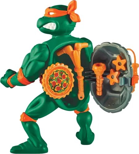 Miniatura 9 de Teenage Mutant Ninja Turtles: Playmates Toys - Figura básica original de 4 pulgadas de carcasa de almacenamiento clásica de Donatello