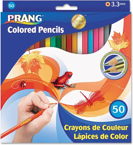 Miniatura 2 de Prang - Lápices de madera de colores, 0.130 in, 48 colores surtidos