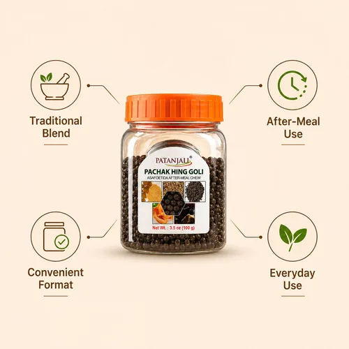 Miniatura 6 de Patanjali Pachak Hing Goli - 3.5 onzas líquidas - Paquete de 2