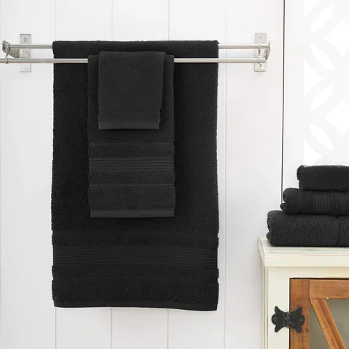 Miniatura 4 de Juego de 4 toallas de baño, 100% algodón turco prémium, toallas turcas de alta calidad para baño, de secado rápido, suaves y absorbentes, incluye 4