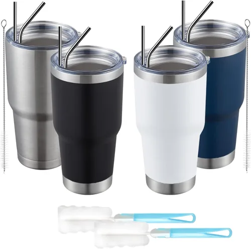 Miniatura 23 de Meway vaso para café de 30 onzas Blanco